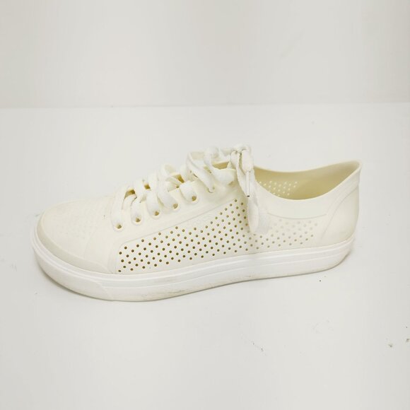 CROCS Citilane Roka Mens Size 8 M Ivory Lace Up Perforated Sneakers Shoes - Picture 7 of 14
